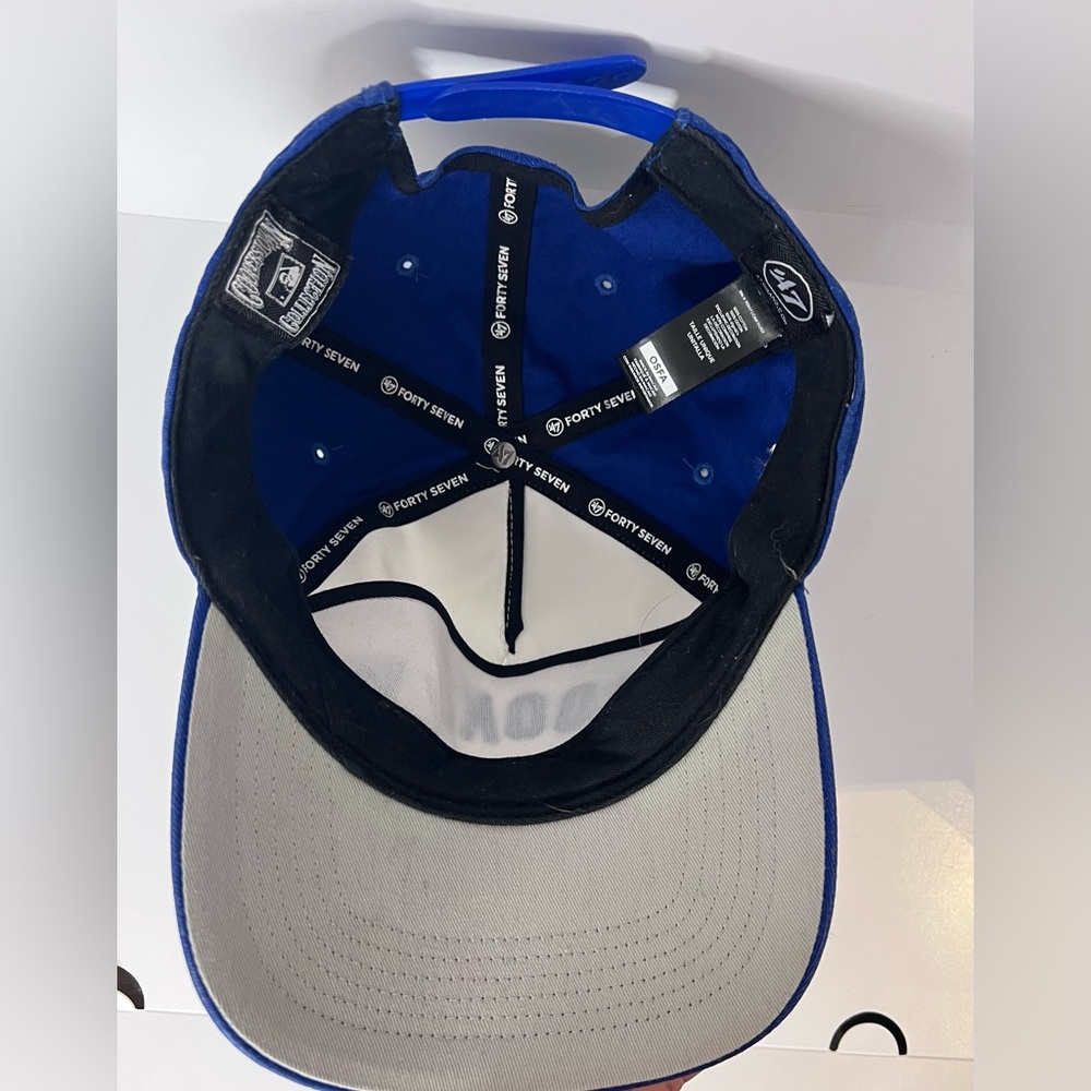 Men’s ‘47 Royal Blue/White‎ Brooklyn Dodgers Cooperstown Collection Retro Hat - Picture 6 of 8